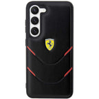 Ferrari Hot Stamp Lines dėklas Samsung Galaxy S23+ – juodas
