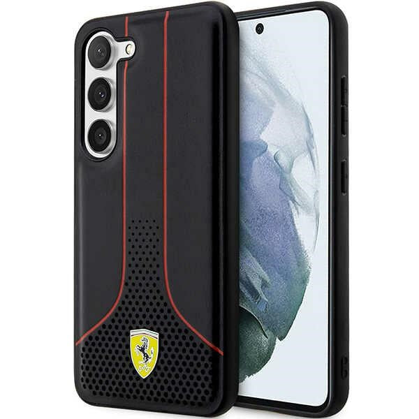 Ferrari 296P dėklas Samsung Galaxy S23+ – juodas