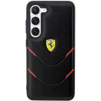 Ferrari Hot Stamp Lines dėklas Galaxy S23 – juodas