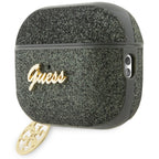 Guess AirPods Pro 2 dėklas – žalias/khaki, 4G Glitter