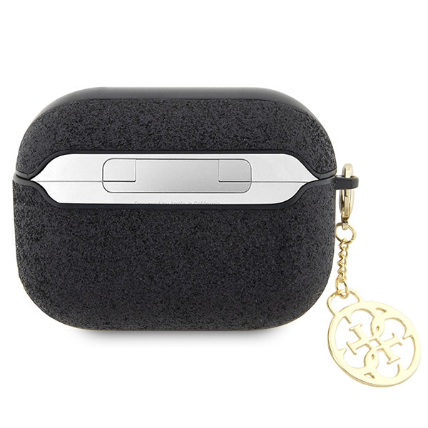 Guess AirPods Pro 2 dėklas – juodas, 4G Glitter Flake