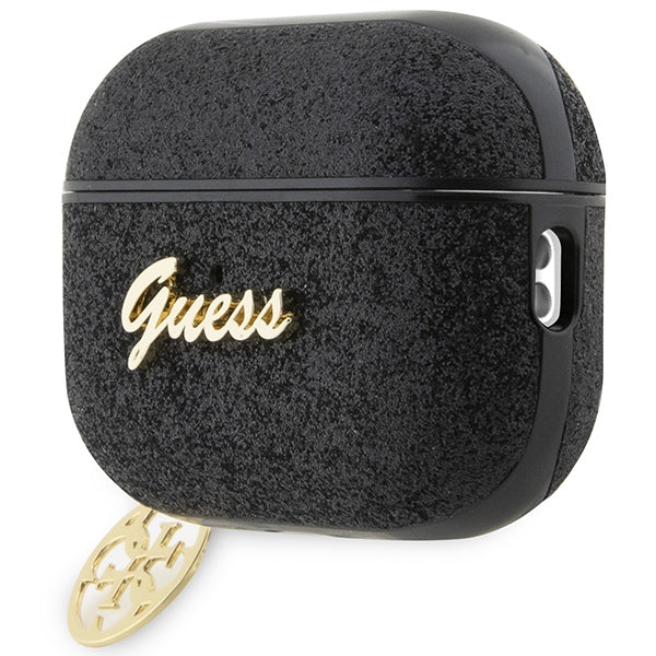 Guess AirPods Pro 2 dėklas – juodas, 4G Glitter Flake