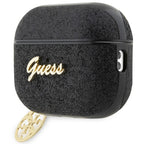 Guess AirPods Pro 2 dėklas – juodas, 4G Glitter Flake
