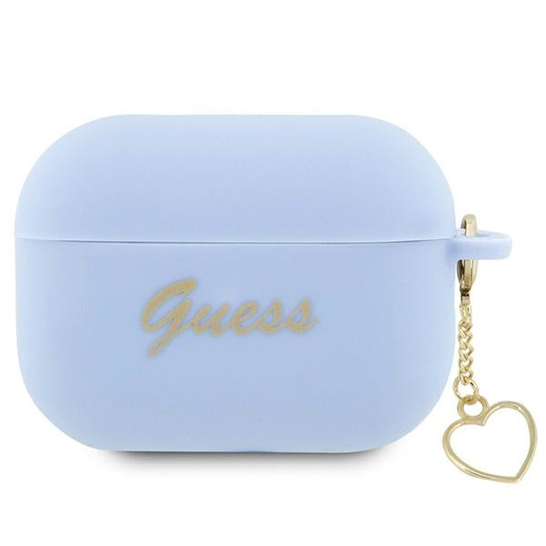 Guess silikoninis dėklas AirPods Pro 2 – mėlynas
