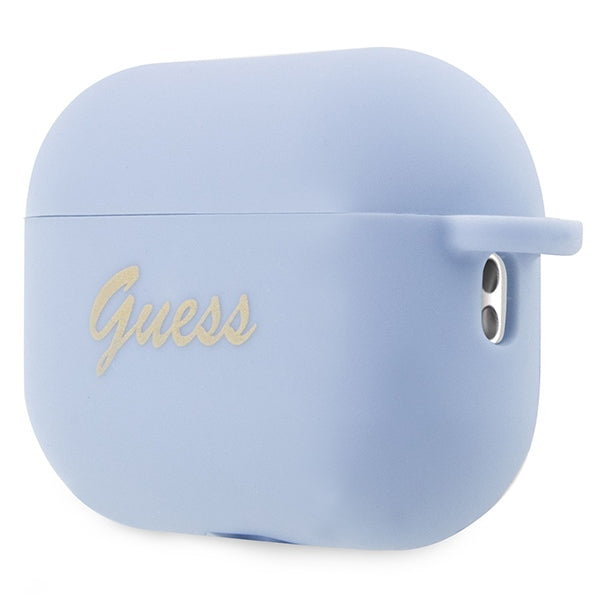 Guess silikoninis dėklas AirPods Pro 2 – mėlynas