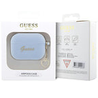 Guess silikoninis dėklas AirPods Pro 2 – mėlynas