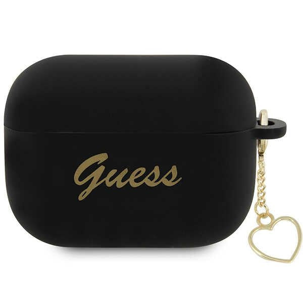 Guess silikoninis dėklas AirPods Pro 2 – juodas
