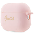 Guess silikoninis dėklas AirPods Pro 2 – rožinis, širdelė
