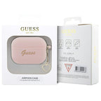 Guess silikoninis dėklas AirPods Pro 2 – rožinis, širdelė