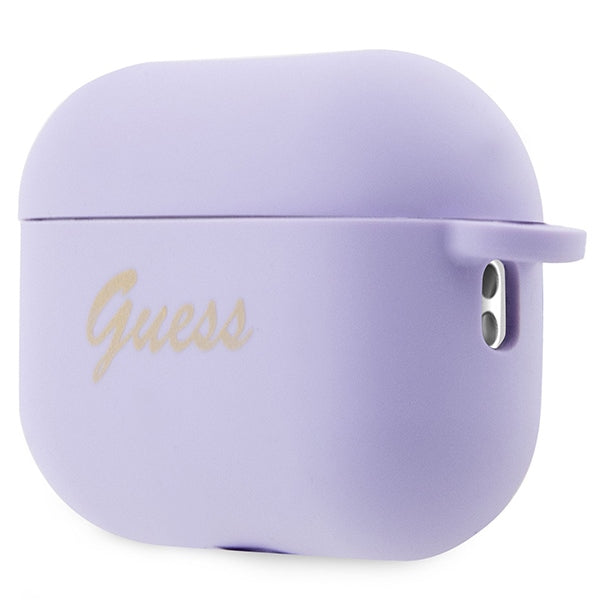 Guess silikoninis dėklas AirPods Pro 2 – violetinis