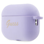 Guess silikoninis dėklas AirPods Pro 2 – violetinis