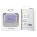 Guess silikoninis dėklas AirPods Pro 2 – violetinis