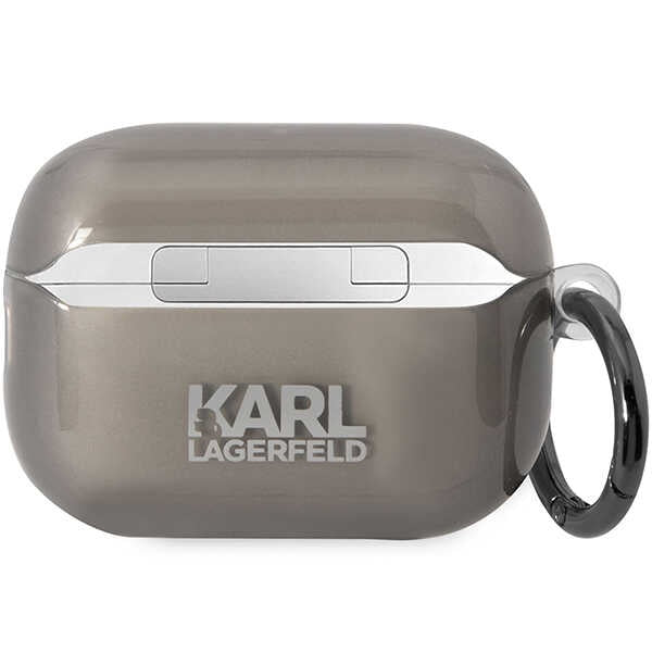 Karl Lagerfeld AirPods Pro 2 dėklas – juodas