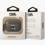 Karl Lagerfeld AirPods Pro 2 dėklas – juodas