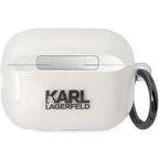 Karl Lagerfeld dėklas AirPods Pro 2 – skaidrus Choupette