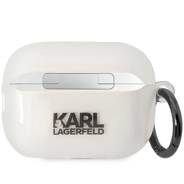 Karl Lagerfeld skaidrus dėklas AirPods Pro 2