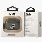 Karl Lagerfeld dėklas AirPods Pro 2 – juodas, Karl&Choupette