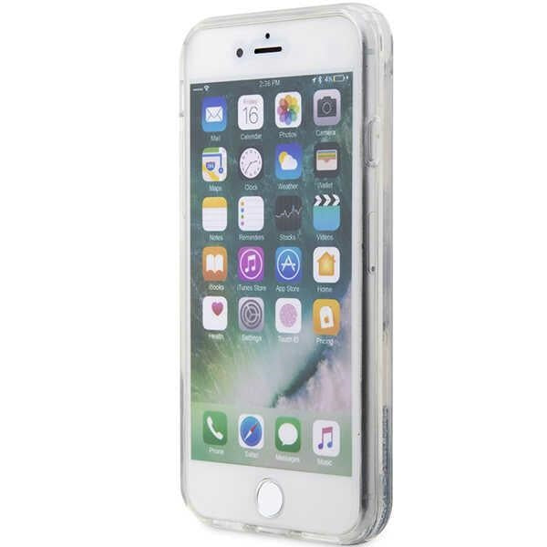 Karlas Lagerfeldas KLHCI8LNHCCS iPhone 7/8/ SE 2020/2022 sidabrinis / sidabrinis kietas dėklas Glitter Choupette Head --...