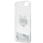 Karlas Lagerfeldas KLHCI8LNHCCS iPhone 7/8/ SE 2020/2022 sidabrinis / sidabrinis kietas dėklas Glitter Choupette Head --...