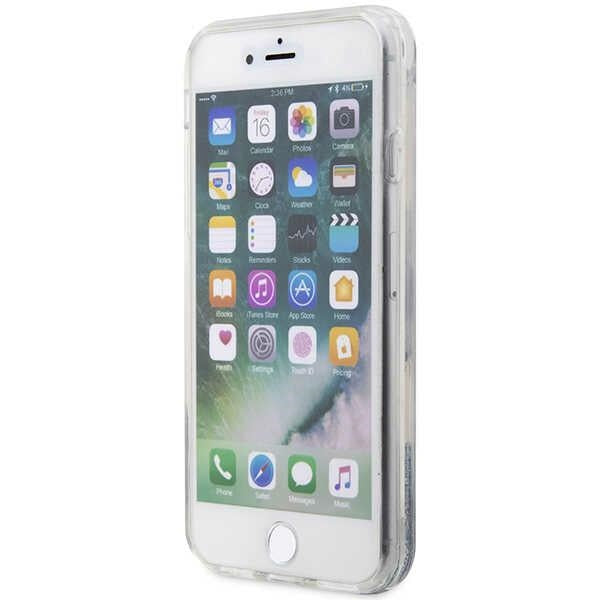 Karlas Lagerfeldas KLHCI8LNKHCH iPhone 7/8/ SE 2020/2022 sidabrinis/sidabrinis kietas dėklas Blizgučiai Karl Head --...