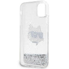 Karl Lagerfeld blizgučių dėklas iPhone 11/XR – sidabrinis -- iPhone 11