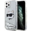 Karl Lagerfeld blizgantis dėklas iPhone 12/12 Pro – sidabrinis -- iPhone 12