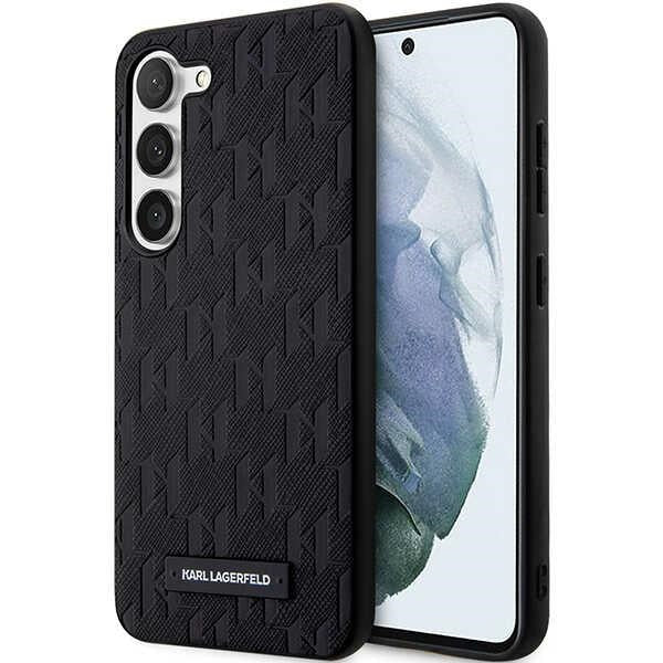 Karl Lagerfeld Saffiano dėklas Galaxy S23+ – juodas
