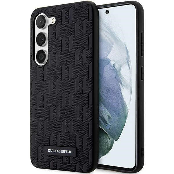Karl Lagerfeld Saffiano dėklas Samsung Galaxy S23 – juodas