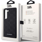 Karl Lagerfeld Saffiano dėklas Samsung Galaxy S23 – juodas