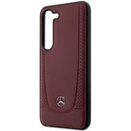 Mercedes-Benz Leather Urban dėklas Galaxy S23+ – raudonas