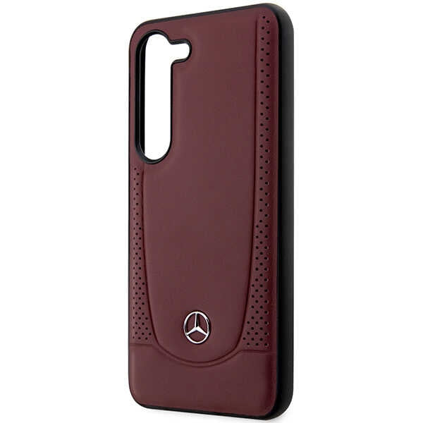 Mercedes-Benz Leather Urban dėklas Galaxy S23+ – raudonas