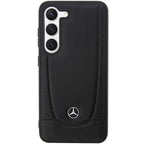 Mercedes odinis dėklas Samsung Galaxy S23 – juodas
