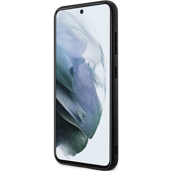 Mercedes odinis dėklas Samsung Galaxy S23 – juodas