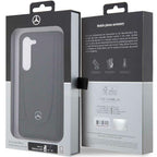 Mercedes odinis dėklas Samsung Galaxy S23 – juodas