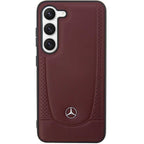 Mercedes-Benz Leather Urban dėklas Samsung Galaxy S23 – raudonas -- Samsung Galaxy S23