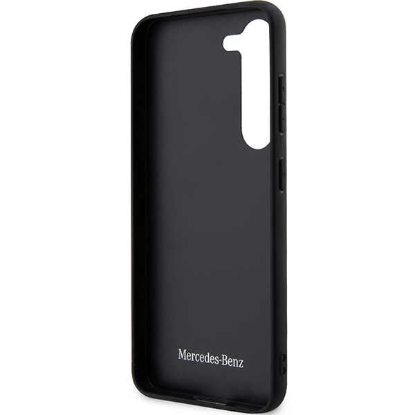 Mercedes-Benz Leather Urban dėklas Samsung Galaxy S23 – raudonas -- Samsung Galaxy S23