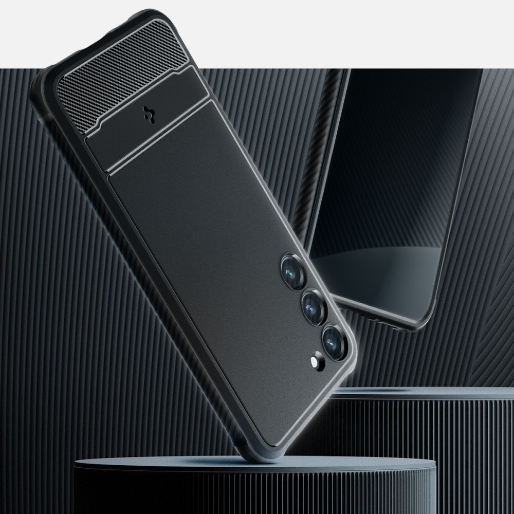 Spigen Rugged Armor dėklas Samsung Galaxy S23 – juodas