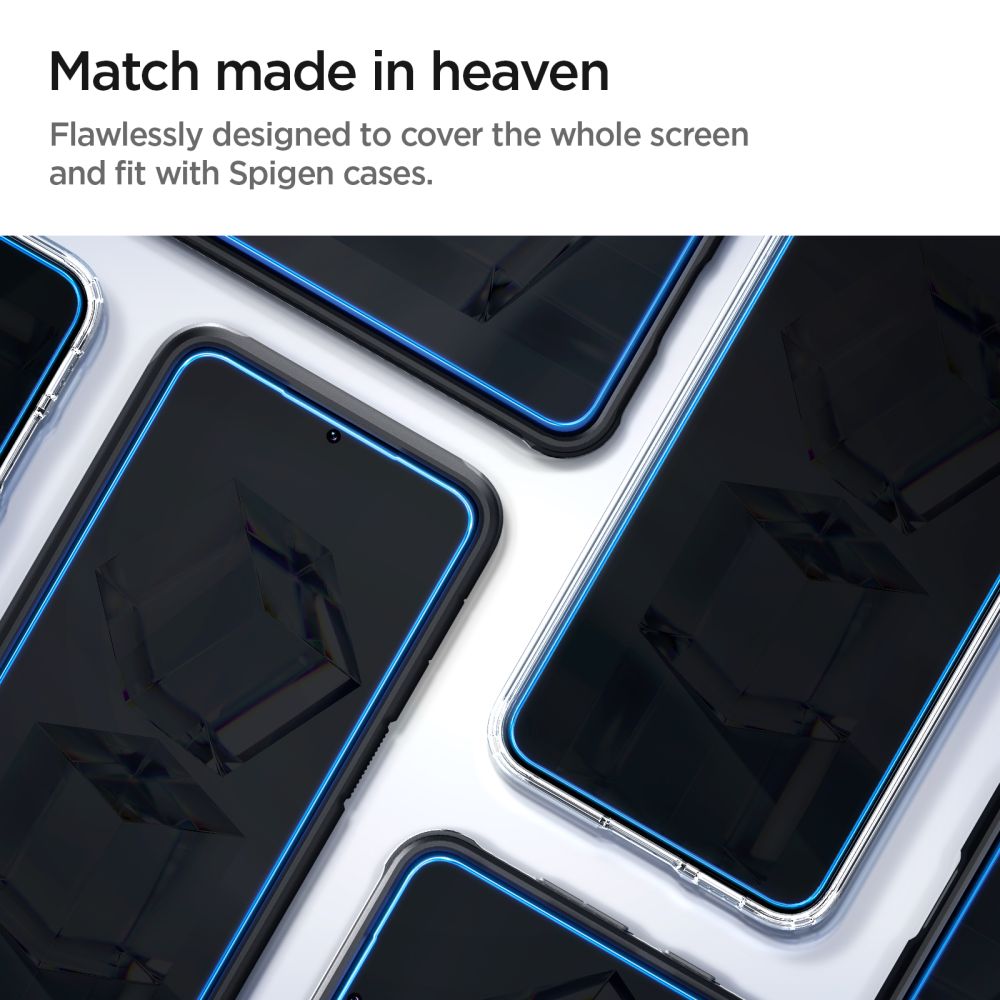 Spigen EZ Fit grūdintas stiklas Galaxy S23 (2 vnt.)