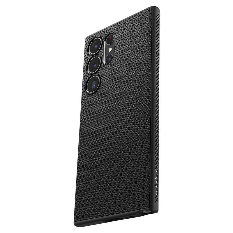 Spigen Liquid Air dėklas Samsung Galaxy S23 Ultra – juodas