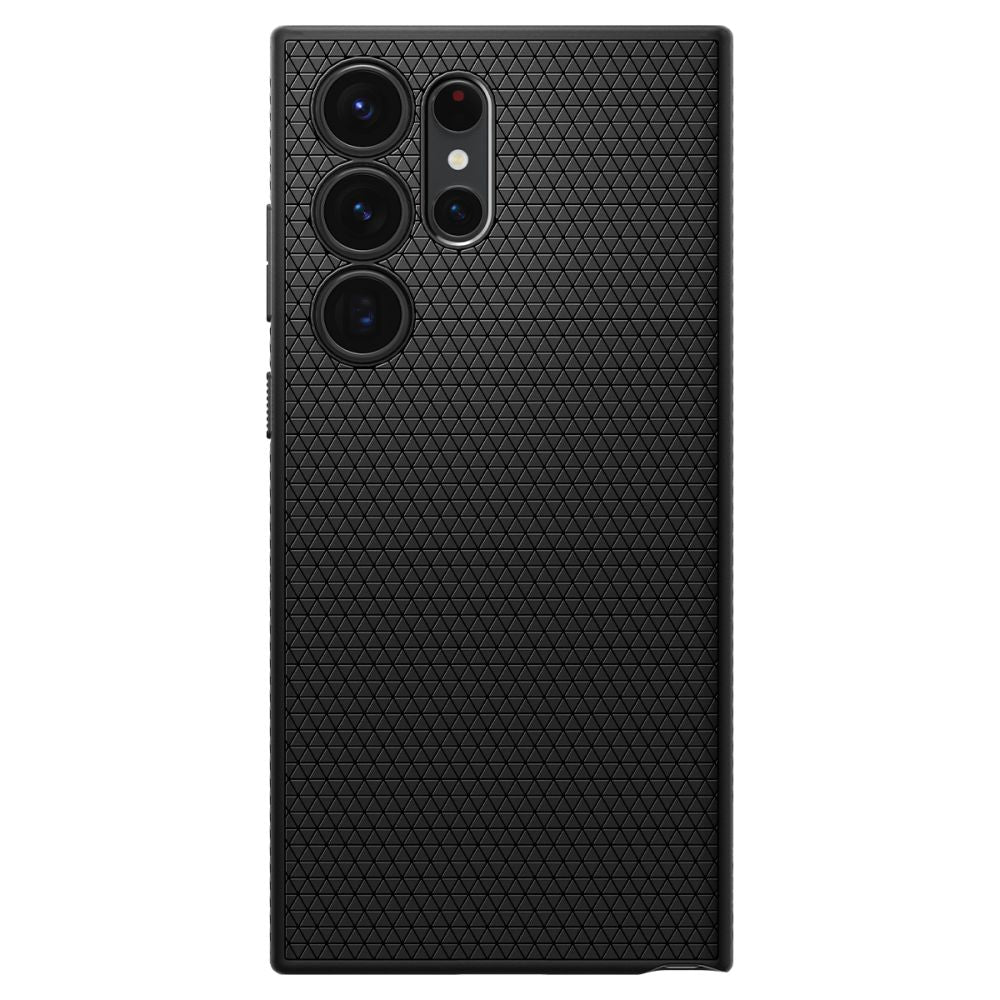 Spigen Liquid Air dėklas Samsung Galaxy S23 Ultra – juodas