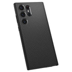 Spigen Liquid Air dėklas Samsung Galaxy S23 Ultra – juodas