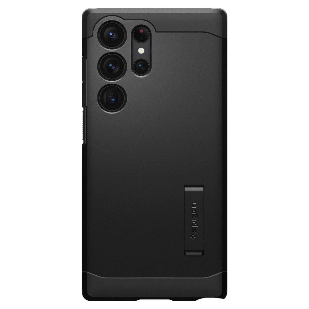 Spigen Tough Armor dėklas Galaxy S23 Ultra – juodas