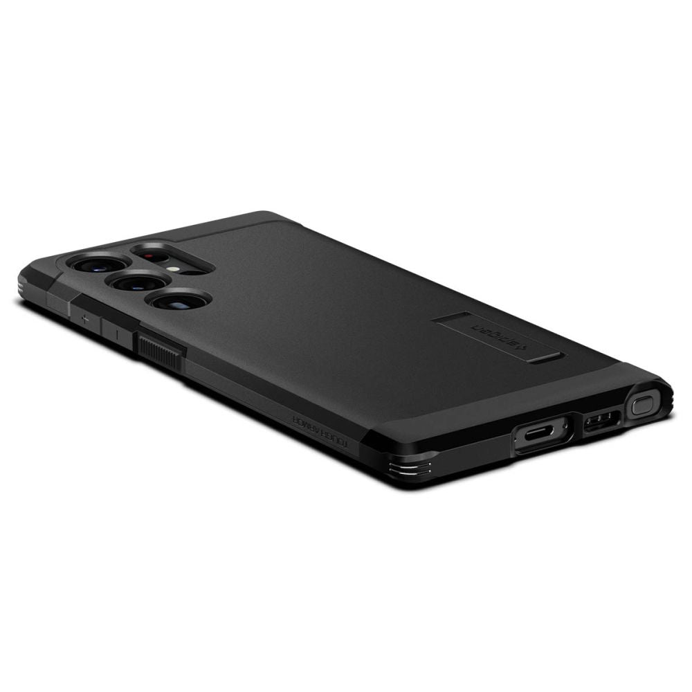 Spigen Tough Armor dėklas Galaxy S23 Ultra – juodas