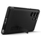 Spigen Tough Armor dėklas Galaxy S23 Ultra – juodas