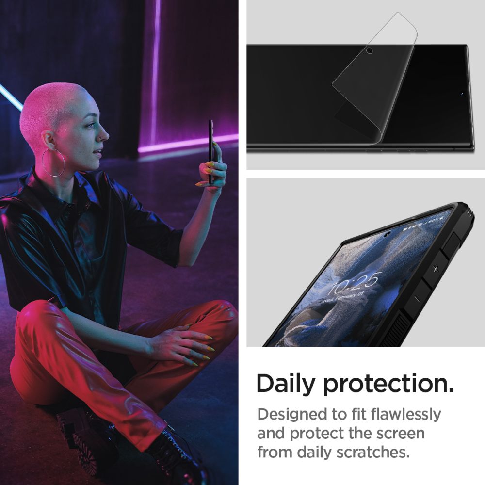Spigen Neo Flex hidrogelinė plėvelė Galaxy S23 Ultra (2 vnt.)