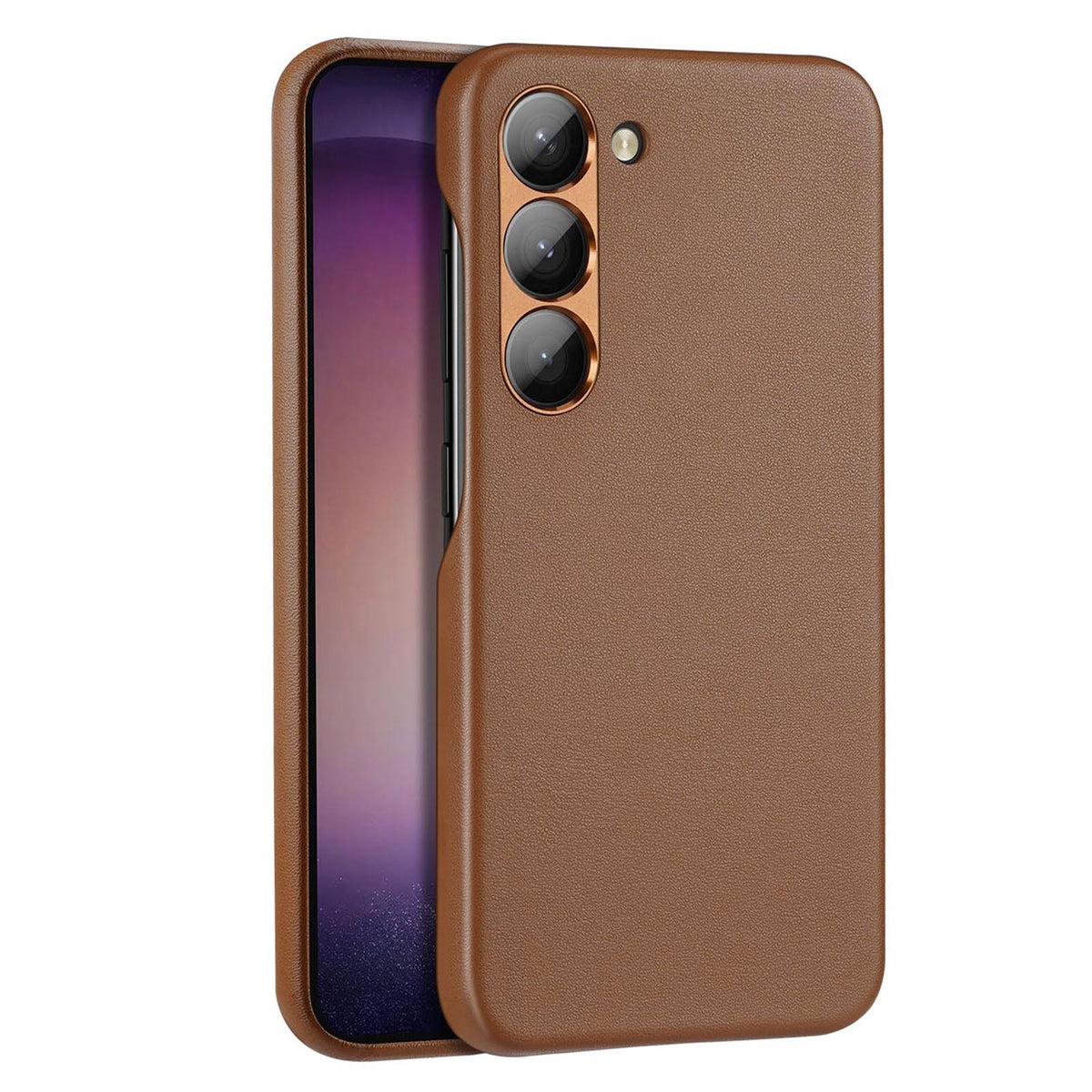 Dux Ducis Grit dėklas Samsung Galaxy S23+ – rudas