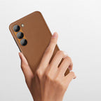 Dux Ducis Grit dėklas Samsung Galaxy S23+ – rudas