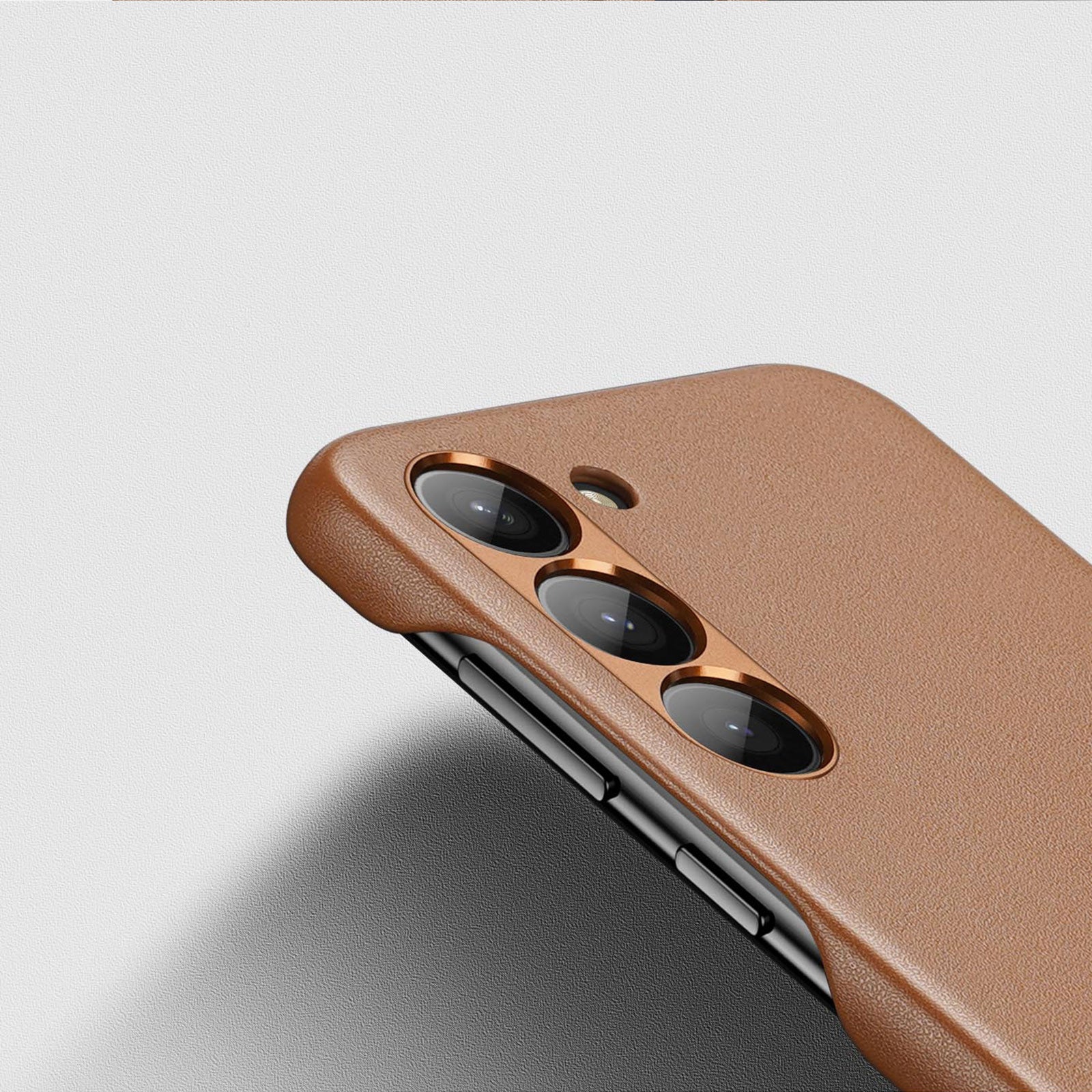 Dux Ducis Grit dėklas Samsung Galaxy S23+ – rudas
