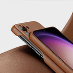 Dux Ducis Grit dėklas Samsung Galaxy S23+ – rudas