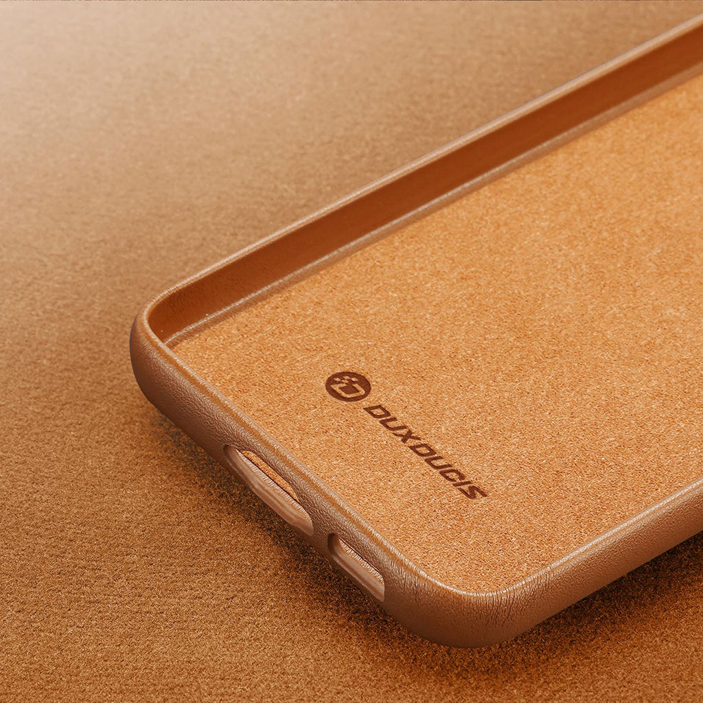 Dux Ducis Grit dėklas Samsung Galaxy S23+ – rudas